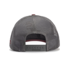 Lane Frost Mens Rawhide Cap Grey/Burgundy - RAWHIDE