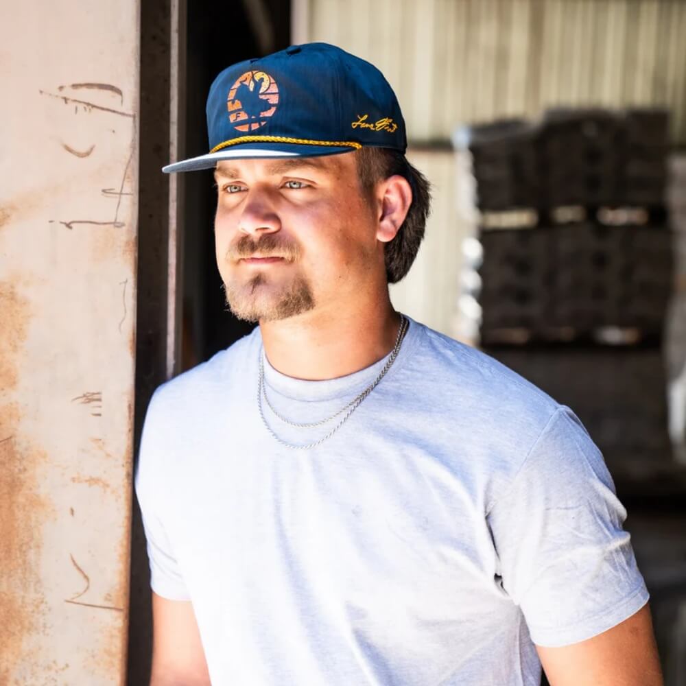 Lane Frost Mens Sundown Cap Navy - SUNDOWN
