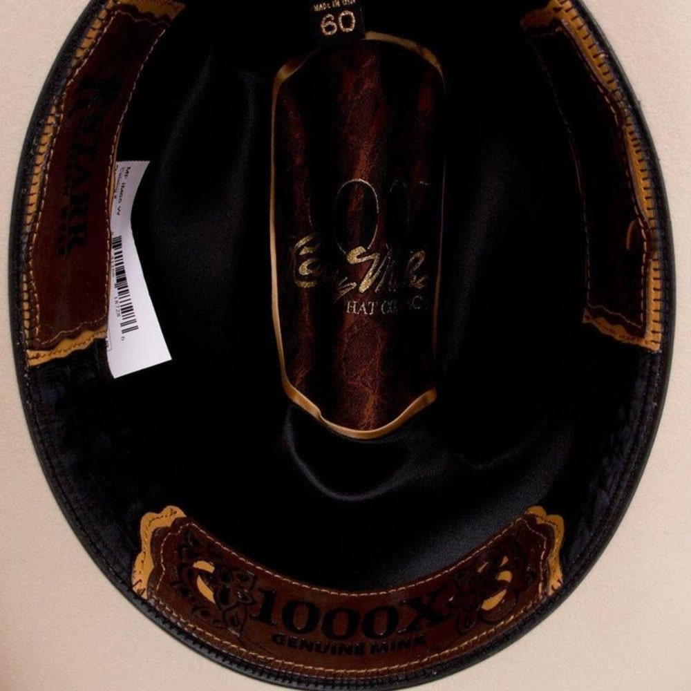 Larry Mahan Mens 1000X Imperial Silverbelly Felt Hat