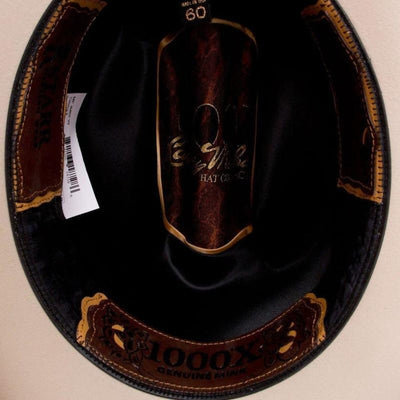 Larry Mahan Mens 1000X Imperial Silverbelly Felt Hat