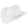 Larry Mahan Mens 100X Independencia White Felt Hat - MF1C65INDE-WHT
