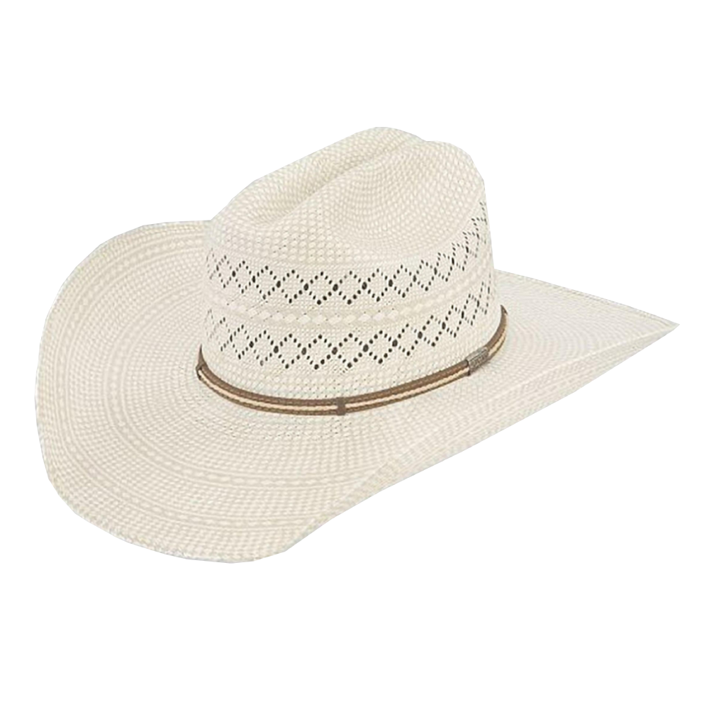 Larry Mahan Mens 10X Cuerda Straw Hat - MSL342CUEX