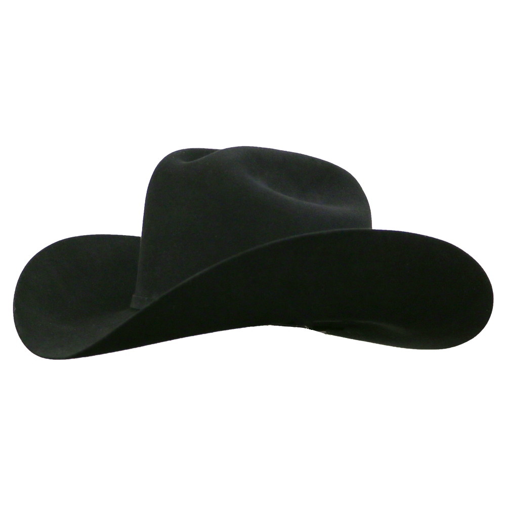 Larry Mahan Mens 10X Jerarca Black Felt Hat - MF1065JERARCA-BLK