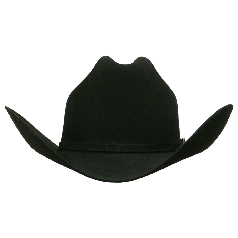 Larry Mahan Mens 10X Jerarca Black Felt Hat - MF1065JERARCA-BLK