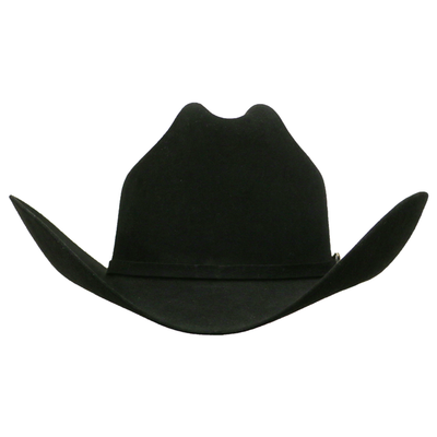 Larry Mahan Mens 10X Jerarca Black Felt Hat - MF1065JERARCA-BLK