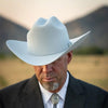 Larry Mahan Mens 10X Jerarca Felt Hat White - MF1065JERARCA-WHITE