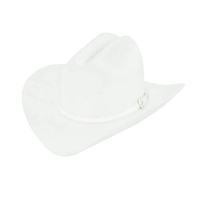 Larry Mahan Mens 10X Jerarca White Felt Hat