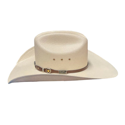 Larry Mahan Mens 10X Oplin Straw Hat 