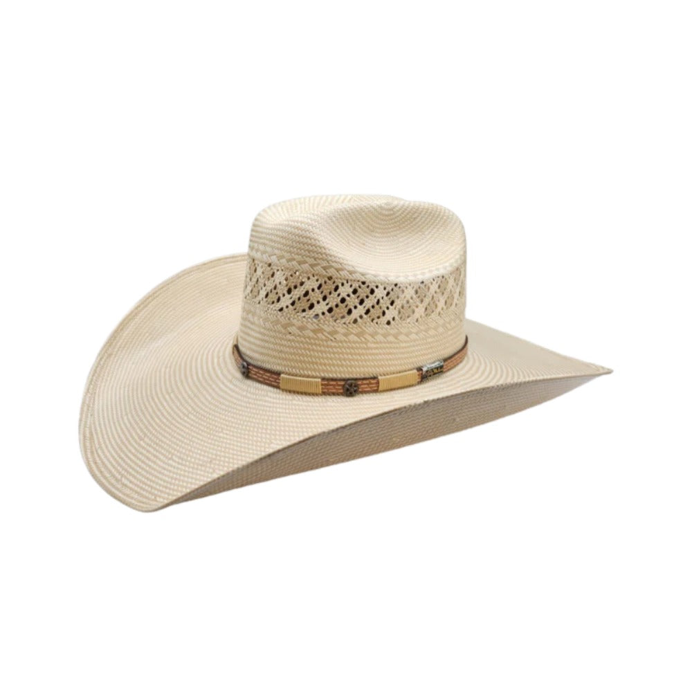 Larry Mahan Mens 10X Wyatt Straw Hat - MS4V42WYAX14