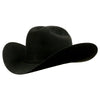 Larry Mahan Mens 30X Opulento Black Felt Hat