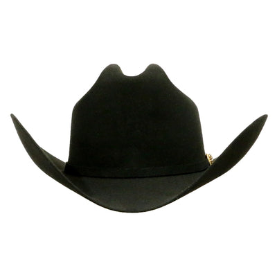 Larry Mahan Mens 30X Opulento Black Felt Hat