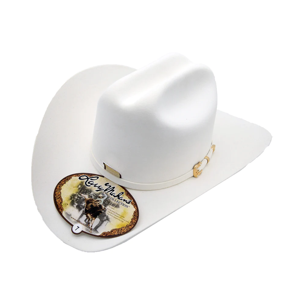 Larry Mahan Mens 30X Opulento Felt Hat - MF3065OPULEN30X-WHT