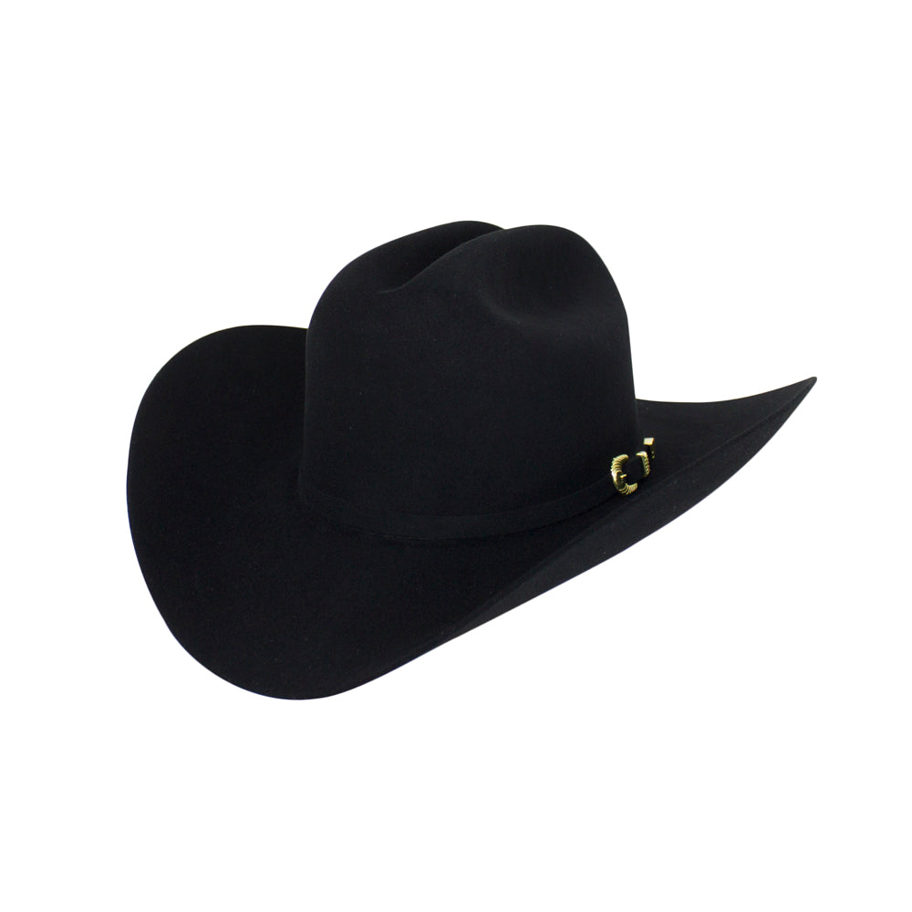 Larry Mahan Mens 6X Reno Black Felt Hat - MF0665RENO6X-BLK