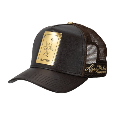 Larry Mahan Mens Loteria El Diablito Gold Cap - ELDIABLITOGOLD