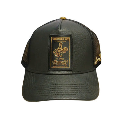 Larry Mahan Mens Loteria El Gallo Gold Cap - ELGALLOGOLD