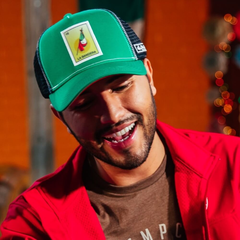 Larry Mahan Mens Loteria La Bandera Cap