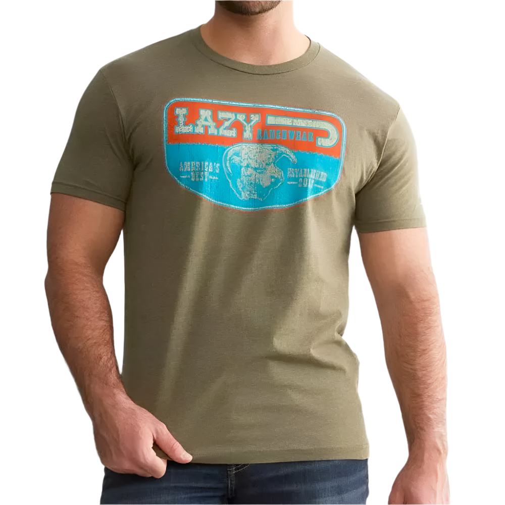 Lazy J Mens America's Best T-Shirt - LJRWAB