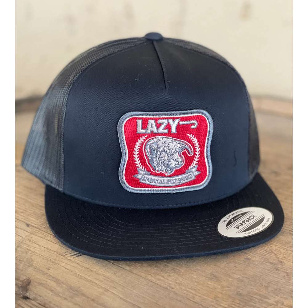 Lazy J Mens America's best Cap - BLACK4BEST