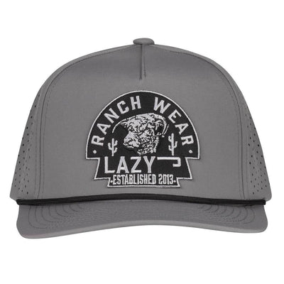 Lazy J Mens Arrowhead Classic Performance Roper Cap Grey - GRPHHYDARR