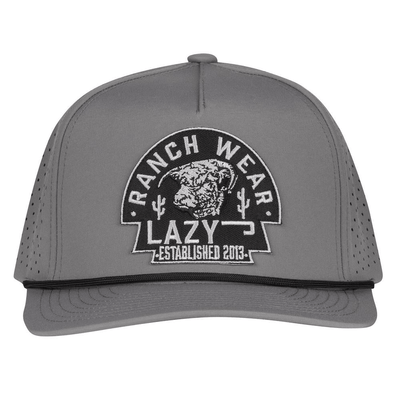 Lazy J Mens Arrowhead Classic Performance Roper Cap Grey - GRPHHYDARR