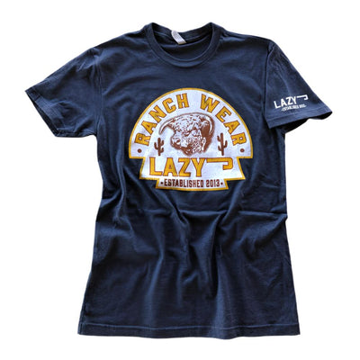 Lazy J Mens Arrowhead Navy T-Shirt - NAVYARR