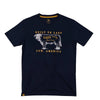 Lazy J Mens Built To Last Short Sleeve T-Shirt Navy - BUILDTOLAST