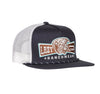 Lazy J Mens Conquest Trucker Cap Brown - BRNWHTCONQUESTROPE