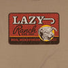 Lazy J Mens Hard Day T-Shirt Tan - HARDDAY