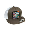 Lazy J Mens Home Sweet Texas Cap - BRWWHT4HST