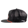 Lazy J Mens Ranch Domino Cap Black - BLKBLK4DMNORED