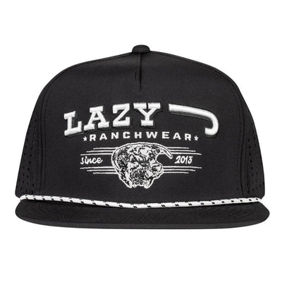 Lazy J Mens Ranch Hereford Bull Western Rope Cap