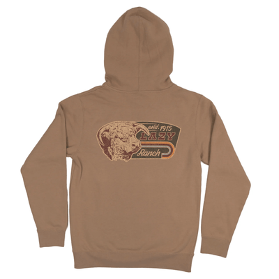 Lazy J Mens Redford Hoodie Tan