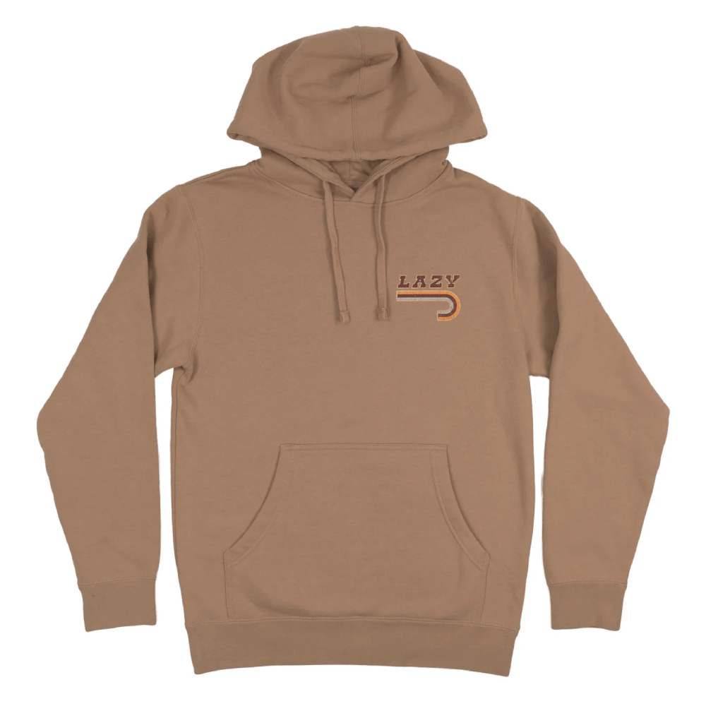 Lazy J Mens Redford Hoodie Tan - REDFORD