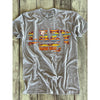 Lazy J Mens Santa Fe Light Grey T-Shirt