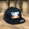Lazy J Mens Serape Elevation Cap - BLKBLK4SV