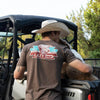 Lazy J Mens Short Sleeve T-Shirt Brown - ELRANCHO