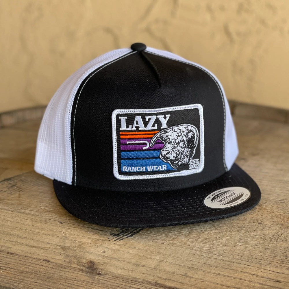 Lazy J Mens Sunset Bull Cap