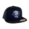Lazy J Ranch Wear Mens 4" Diamond Hereford Cap - BLACK4RDIA