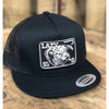 Lazy J Ranch Wear Mens 4" Elevation Cap - BLKBLK4ELEV