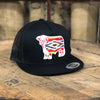 Lazy J Ranch Wear Mens Serape Bull Cap - BLACK4SER