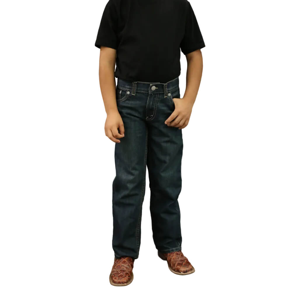 Levi’s Boys 505 Relaxed Straight Leg Performance Jeans (Sizes 4 - 7X) – 815505-M57