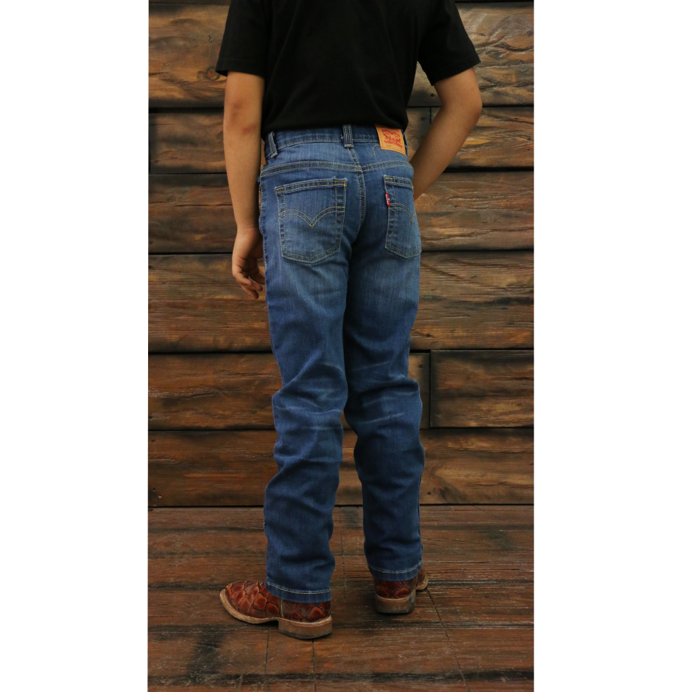Levi’s Boys 514 Regular Straight Leg Performance Jeans (Sizes 8 - 20) – 91F665-M4Z