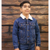Levi's Boys Sherpa Collar Denim Trucker Jacket (Size 4 - 7) - 81B220-MAG-NH
