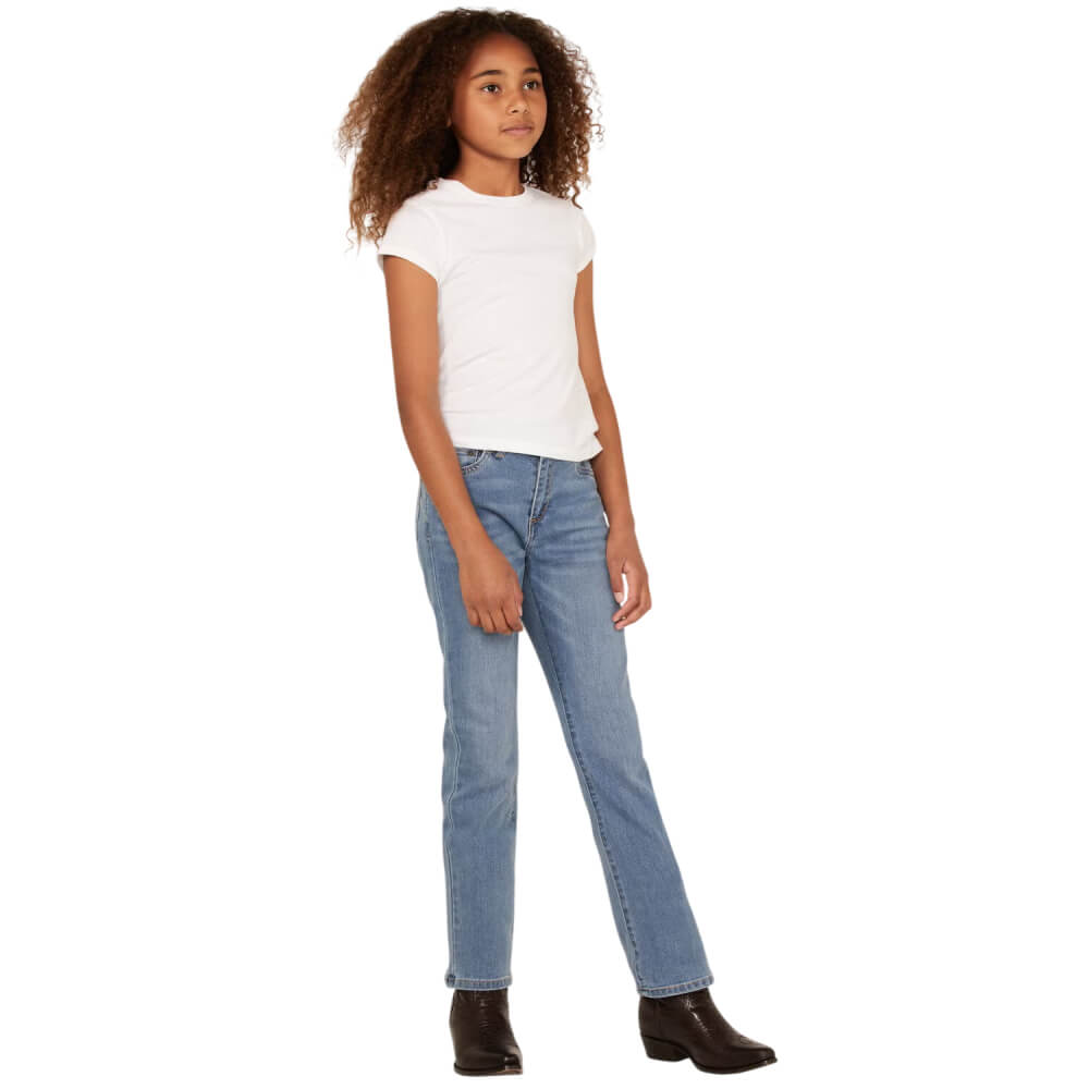 Levi's Girls Lapis Sights Bootcut Jeans Medium Wash (Sizes 7 - 16) - 41E915-L3S