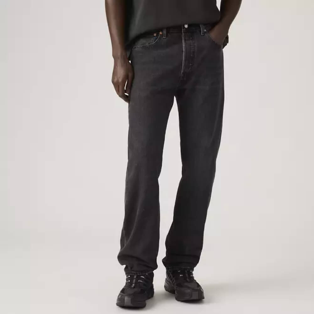 Levi's Mens 501® Original Fit Jeans Filbert Nights - Black - 005013793
