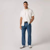 Levi's Mens 505 Regular Fit Jeans Medium Stonewash - 005051454