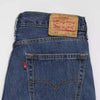 Levi's Mens 505 Regular Fit Jeans Dark Stonewash - Dark Wash - 005054886
