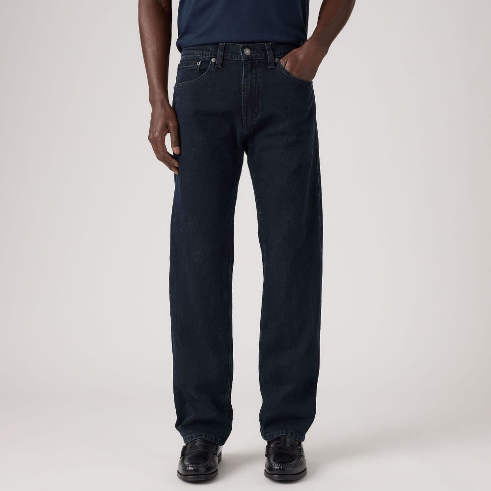 Levi's Mens 505 Regular Fit Stretch Jeans In The Deep End - 005053437