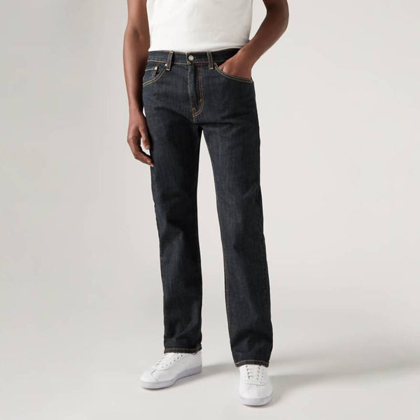 Levi's Mens 505 Regular Jeans Dark Rinse | Dark Wash