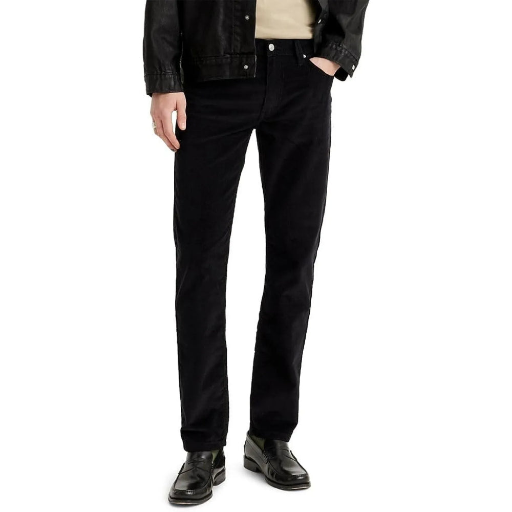 Levi's Mens 511 Slim Fit Corduroy Jeans Meteorite Black - 045115696